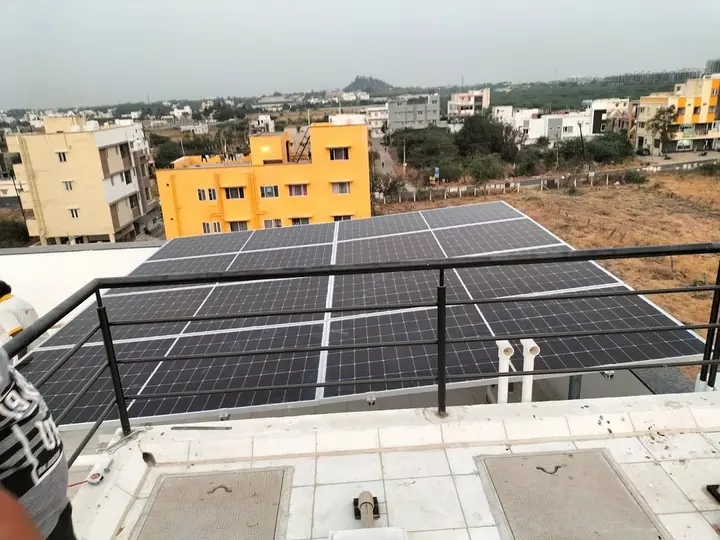KCP Eco Energy installed 4kw solar rooftop system in coimbatore