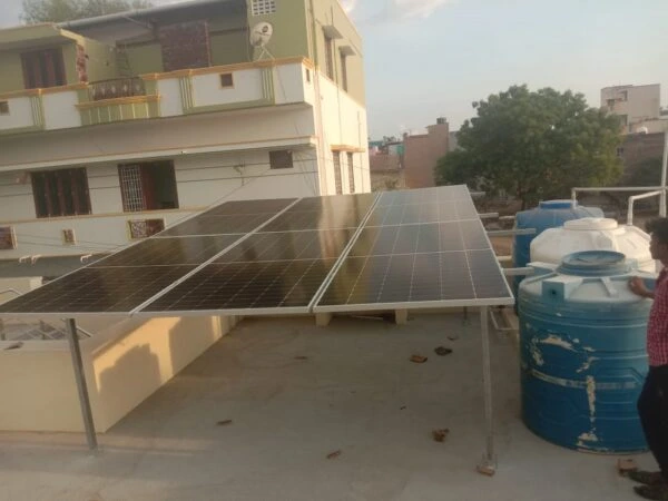 3kw solar ON Grid power plant 
