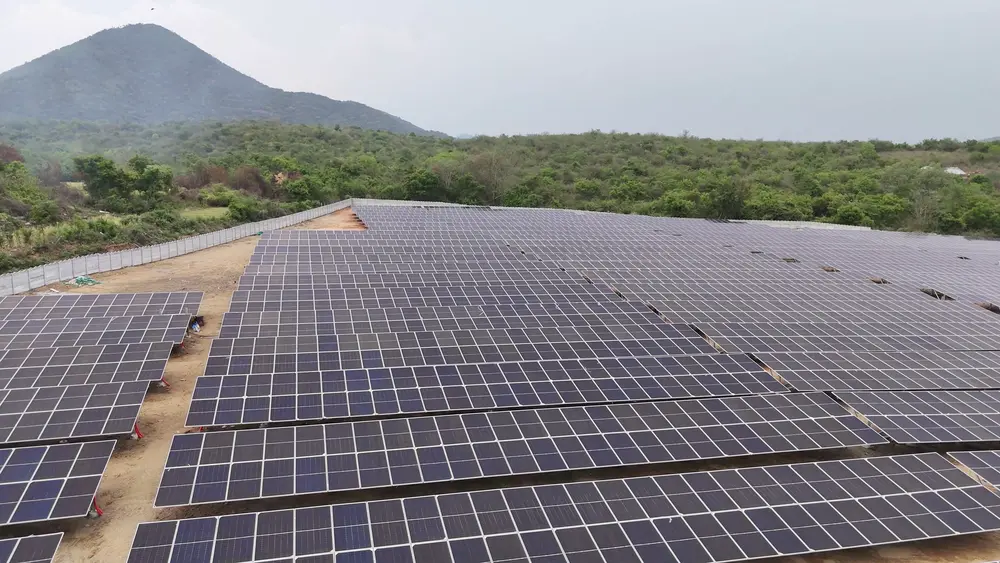 solar ground mounted power plant modules 