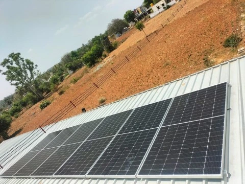 3kw solar power system installed on a roof